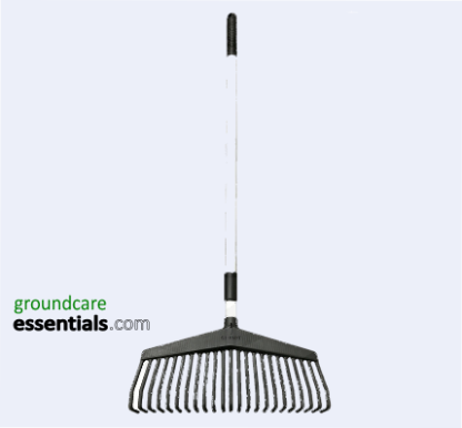 Granit Leaf Rake with Telescopic Aluminium Handle
